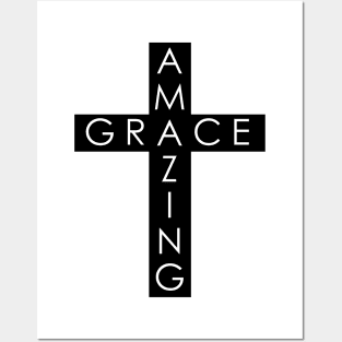 Amazing Grace Cross Posters and Art